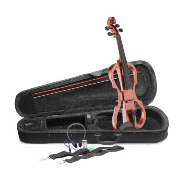 STAGG EVN X 4/4 VBR VIOLINO ELETTRICO CON CUSTODIA RIGIDA E ACCESSORI