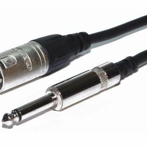 CAVO MICROF. IRON 10 m XLR3MX-JACK MONO S10 NERO