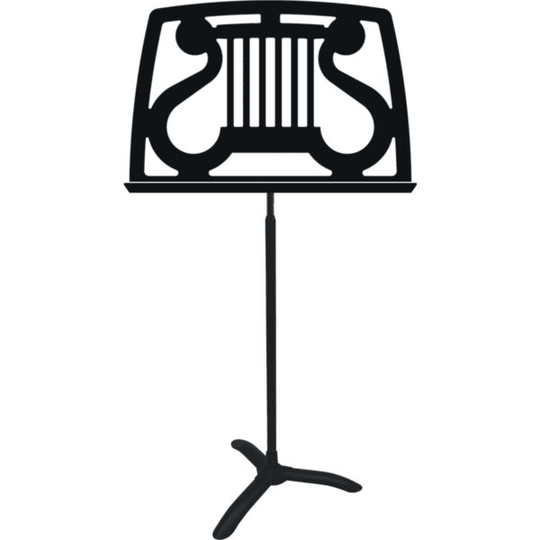 MANHASSET N1170 LEGGIO ORCHESTRA STILIZZATO LIRA COLORE NERO N-1170