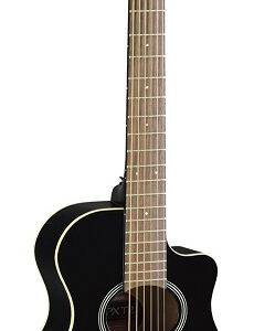 YAMAHA APXT2 MINI BLACK CHITARRA ACUSTICA ELETTRIFICATA 3/4  DA VIAGGIO SPALLA MANCANTE APX-T2
