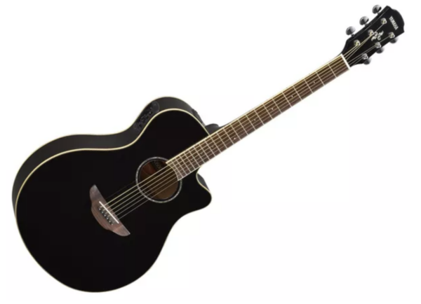 YAMAHA APX600 BLACK CHITARRA ACUSTICA ELETTRIFICATA CUTAWAY NERA APX-600