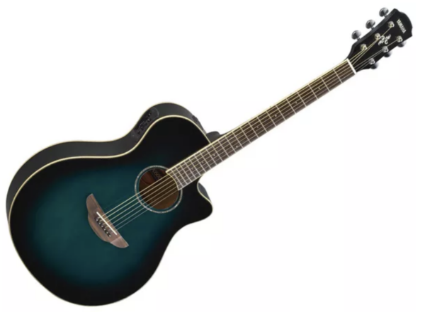 YAMAHA APX600 ORIENTAL BLUE CHITARRA ACUSTICA ELETTRIFICATA CUTAWAY APX-600