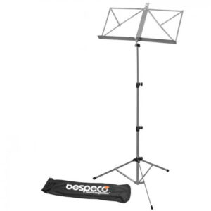 BESPECO BP1EXS LEGGIO PIEGHEVOLE 3 ALTEZZE ACCIAIO CROMATO CON BORSA BP1-EXS
