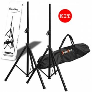 BESPECO SH80N SUPPORTI SUPPORTO STATIVO PIANTANA PER CASSA CASSE CON PRATICA BORSA DI TRASPORTO IN O