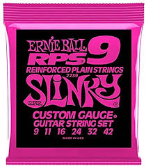 ERNIE BALL 2239 RPS Super Slinky Reinforced Plain Strings SET 09-42