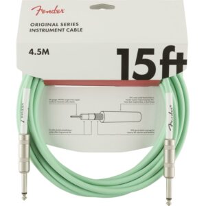 Cavo Jack-Jack  Fender serie Original Surf Green (4.5 Metri)