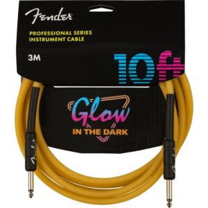 Cavo Jack-Jack Fender  serie Glow in the dark arancione (3 Metri)