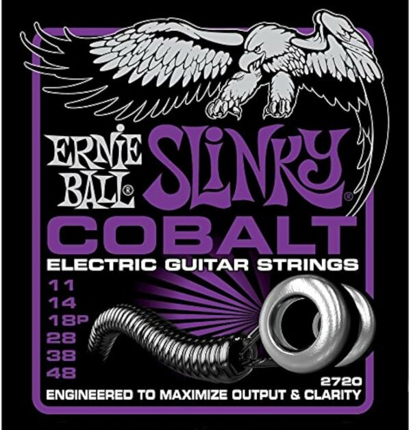 Ernie Ball 2720 Cobalt 11-48 Electric Guitar Strings Set