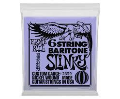 ERNIE BALL 2839 6 String BARITONE SET 13-72