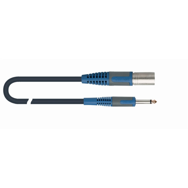 QUIKLOK RKSM/310-3 BK CAVO JACK MONO 6,3 / XLR MASCHIO 3 MT