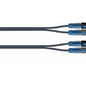 QUIKLOK  RKSA1802 Cavo assemblato adattatore 2 RCA maschio /2 RCA femmina di lunghezza 2 m. rksa-180
