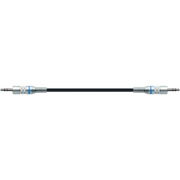 QUIKLOK S/218-2 bk cavo adattatore jack stereo 3,5 / jack stereo 3,5 made in italy 2 mt s-218-2