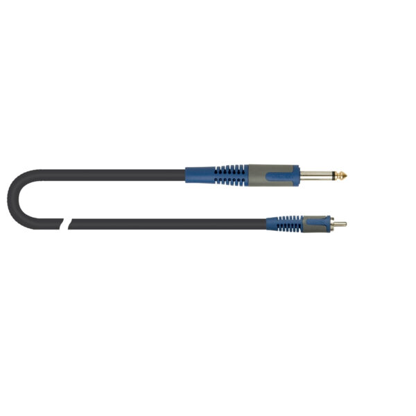 QUIKLOK  RKSA1282 Cavo adattatore jack mono -1 RCA. Lunghezza: 2 metri RKSA/128-2