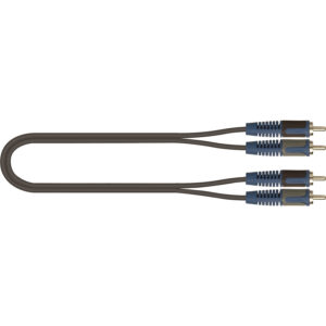 QUIKLOK  RKSA1103 Cavo adattatore 2 RCA – 2 RCA. Lunghezza: 3 metri RKSA/110-3
