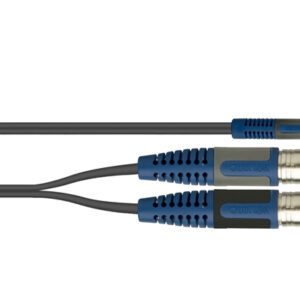 QUIKLOK  RKSA1943 Cavo adattatore jack 3,5 stereo – 2 xlr femmina. Lunghezza: 3 metri RKSA-194-3