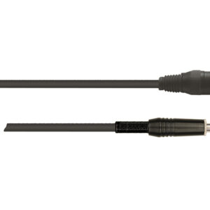 QUIKLOK MCR614K-6BK Cavo per microfono Serie Standard Black XLR femmina/Jack 6,3 mm 6 mt