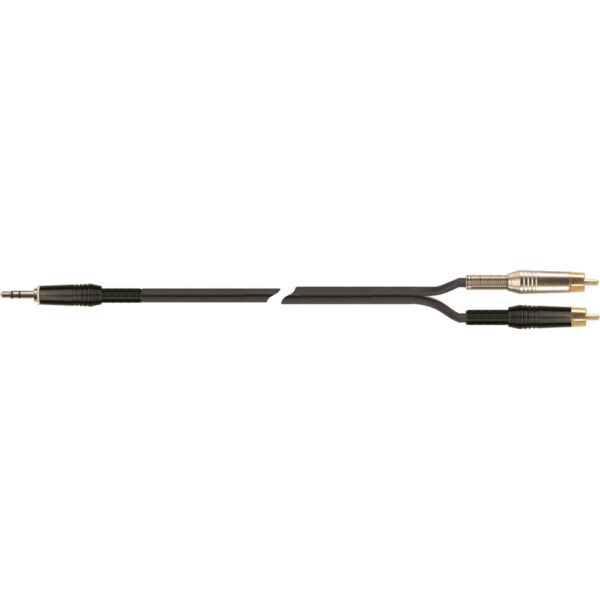 QUIKLOK 30.02103 STR/612k 1 bk cavo adattatore 1 jack 3.5 stereo /2 rca 1 mt