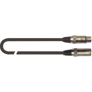 QUIKLOK CM/175-20 BK CAVO PER MICROFONO XLR/XLR CANNON CANNON 20 MT