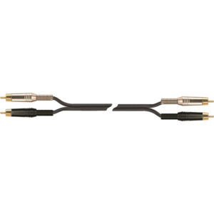 QUIKLOK STR/613k 3 bk cavo adattatore 2 rca /2 rca 3 mt