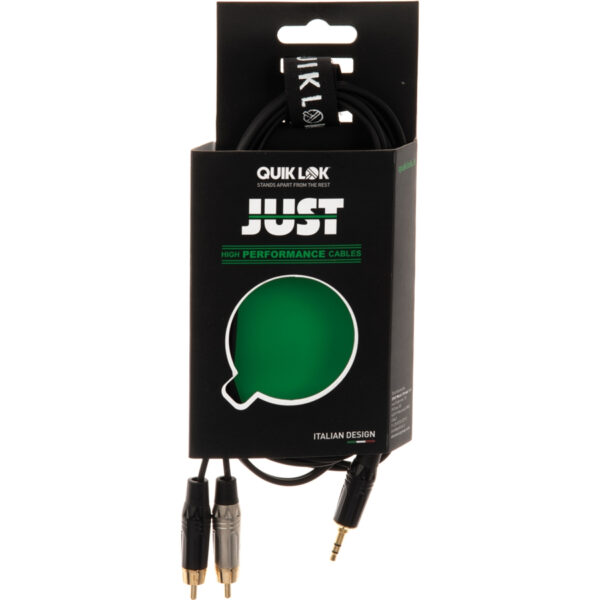 QUIKLOK JUST/J352RCA-5 CAVO DA MINI JACK 3,5 STEREO/ A 2 RCA 5 MT