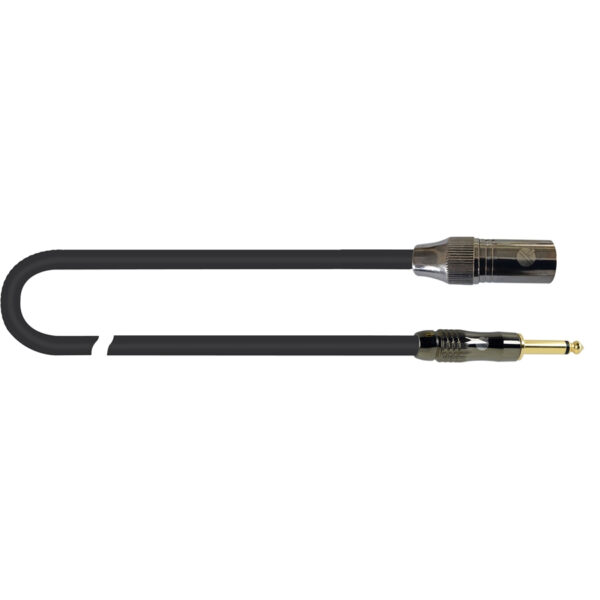 QUIKLOK ITST/MJM-1 CAVO XLR MASCHIO/JACK 6,3 MONO LUNGHEZZA 1 MT