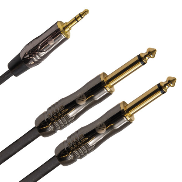 QUIKLOK ITST//J352J-1 CAVO JACK STEREO 3,5 TRS/2 JACK 6,3 MONO LUNGHEZZA 1 MT