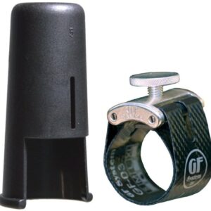 GEWA 735910 GF-MAXIMA MX-08M-BSS-5 FASCETTA LEGATURA SILVER E COPRIBOCCHINO PER SAX SASSOFONO ALTO C