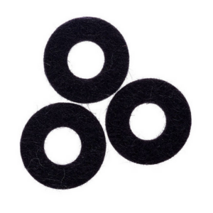 Valve C.Felt 20×5 3er-Set BK – For trumpet, cornet and flugelhorn