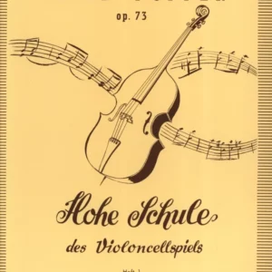 DAVID POPPER OP.73 HOHE SHULE DES VIOLONCELLSPIELS HEFT 1 LIBRO METODO PER VIOLONCELLO