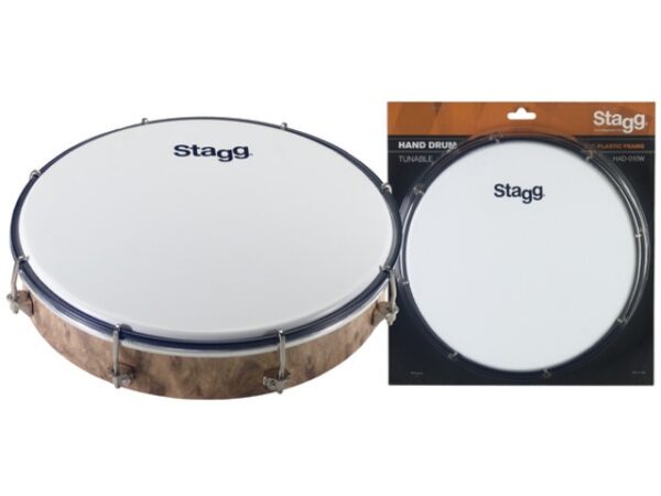 STAGG HAD010W TAMBURELLO GINNICO ACCORDABILE DA 10" HAD-010-W