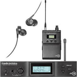 AUDIO TECHNICA M3 SISTEMA IN-EAR MONITOR SYSTEM STEREO PROFESSIONALE COMPOSTO DA TRASMETTITORE M3T +