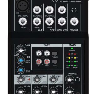 MACKIE MIX5 MIXER COMPATTO 5 CANALI