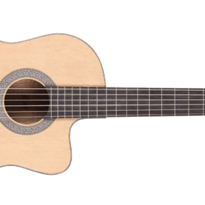 CORT AC120CE CHITARRA CLASSICA ELETTRIFICATA SPALLA MANCANTE CUTAWAY NATURALE CON CUSTODIA MORBIDA
