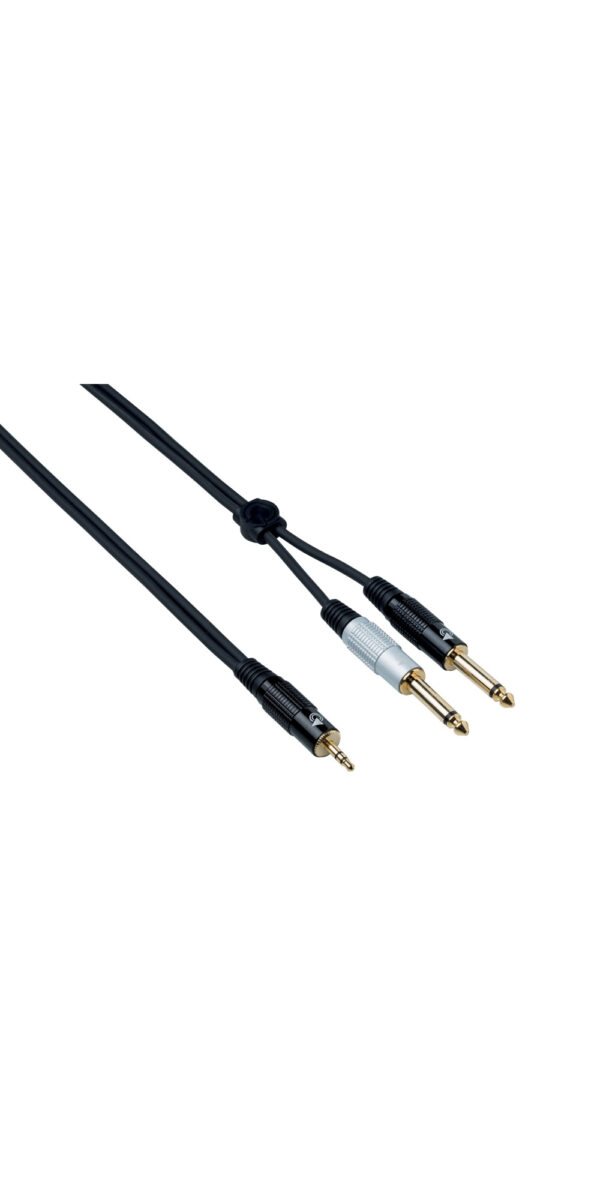 BESPECO EAYMSJ500 CAVO MINI JACK 3,5 MM TRS/ 2 JACK 6,3 MM MONO LUNGHEZZA 5 MT EAYMSJ-500