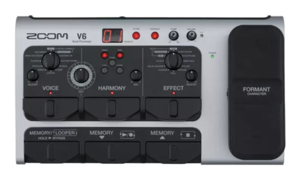 ZOOM V6 SP EFFETTO VOCE PROCESSORE DI EFFETTI VOCALE VOCAL PROCESSOR ZOOM-V6SP