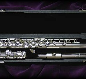 PEARL FLUTES PF505RE  QUANTZ FLAUTO TRAVERSO ARGENTATO DA STUDIO CON MI SNODATO APERTO PF-505-RE