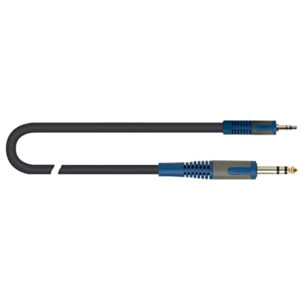 QUIKLOK  RKSA1393 Cavo adattatore jack 3,5 stereo – jack 6,3 stereo. Lunghezza: 3 metri RKSA-139-3