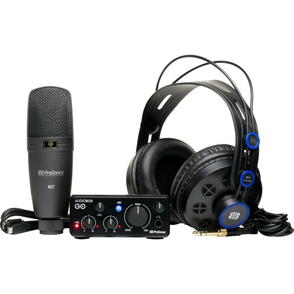 PRESONUS Audiobox Go Pacchetto Completo per Registrazione