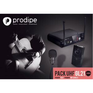 PRODIPE PACK GL21 Lanen Acoustic Guitar & Ukulele MICROFONO CLIP CONDENSATORE PER CHITARRA E UKULELE