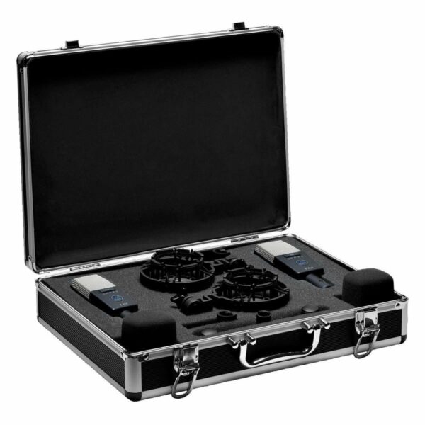 AKG C414 XLS MATCHED PAIR STEREO SET COPPIA DI MICROFONI A CONDENSATORE MULTIPOLARI DA STUDIO
