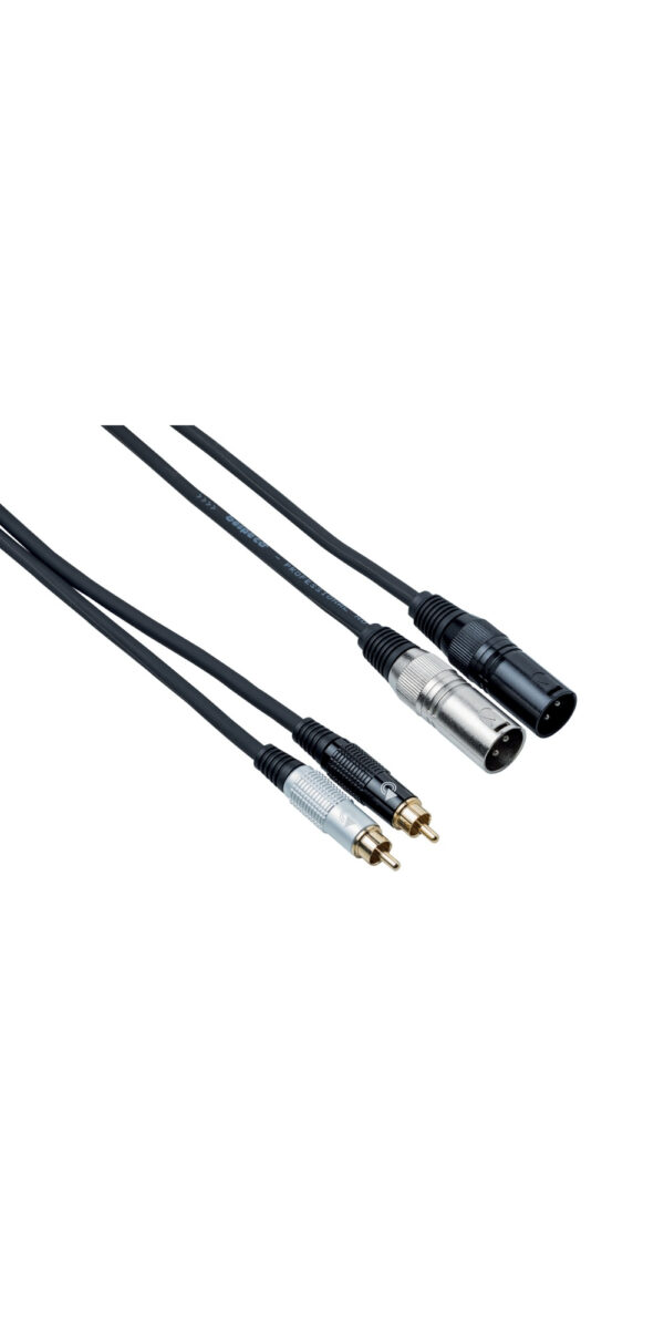 BESPECO EAY2X2R150 CAVO 2 CANNON XLR MASCHIO/ 2 RCA LUNGHEZZA 1,5 MT EAY2X2R-150