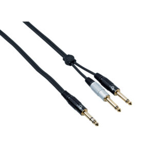 BESPECO EAYS2J500 CAVO JACK STEREO 6,3 MM/ 2 JACK MONO 6,3 MM LUNGHEZZA 5 MT EAYS2J-500