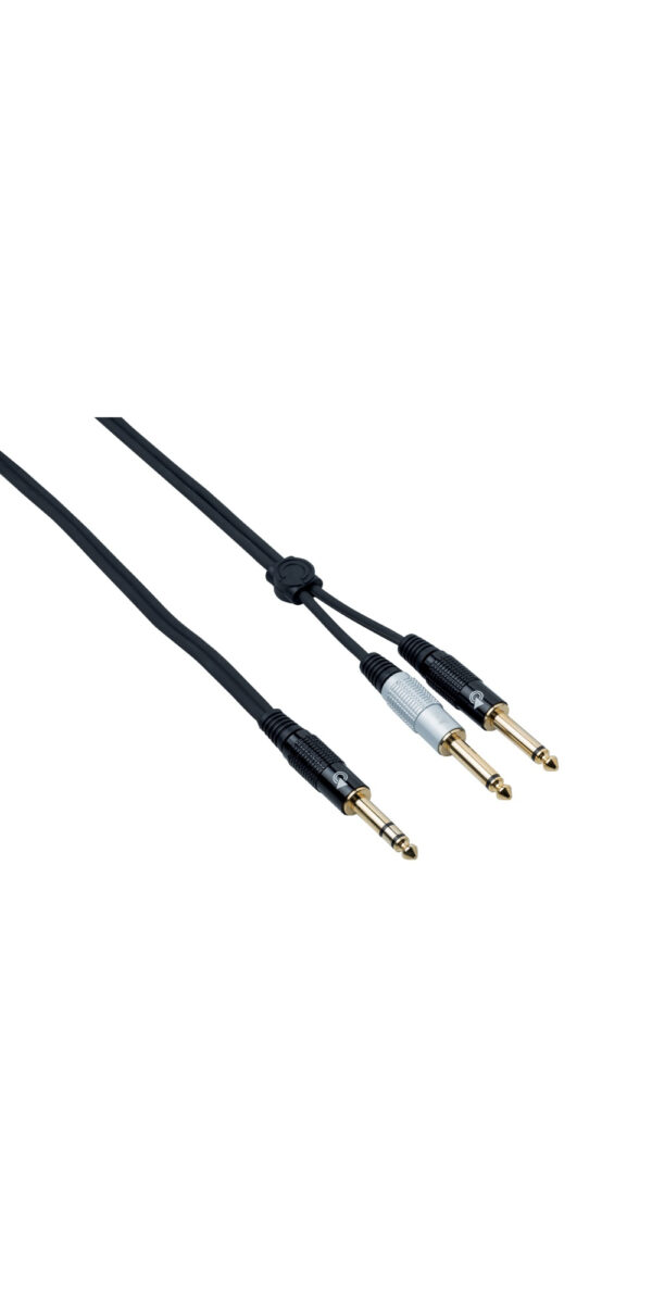 BESPECO EAYS2J500 CAVO JACK STEREO 6,3 MM/ 2 JACK MONO 6,3 MM LUNGHEZZA 5 MT EAYS2J-500