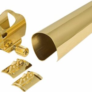 VANDOREN LC08M OPTIMUM TENOR GOLD GILDEN FASCETTA E COPRIBOCCHINO PER SAX SASSOFONO TENORE LC-08-M