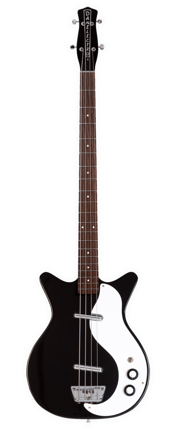 DANELECTRO 59DC BLK BASSO ELETTRICO 4 CORDE SCALA LUNGA NERO 59-DC