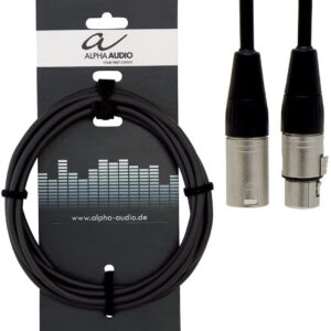 ALPHA AUDIO 190665 PRO LINE CAVO PROFESSIONALE XLR/XLR CANNON/CANNON 9 MT
