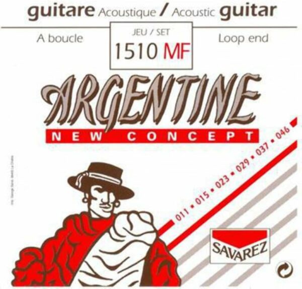 SAVAREZ ARGENTINE 1510MF LOOP END MUTA CORDE CHITARRA ACUSTICA GITANE 011/046