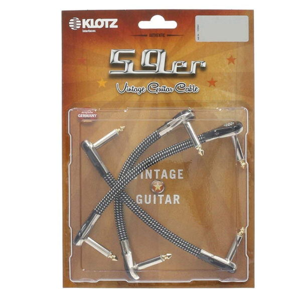 KLOTZ VINPAN0015 CAVO COLLEGAMENTO PEDALE JACK/JACK  90' SET DI 3