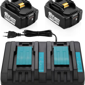 ENERGUP + MAKITA CARICABATTERIE +2 BATTERIE 5,0Ah 18V PER AMPIFICATORE ACUS SERIE ONE FORSTREET