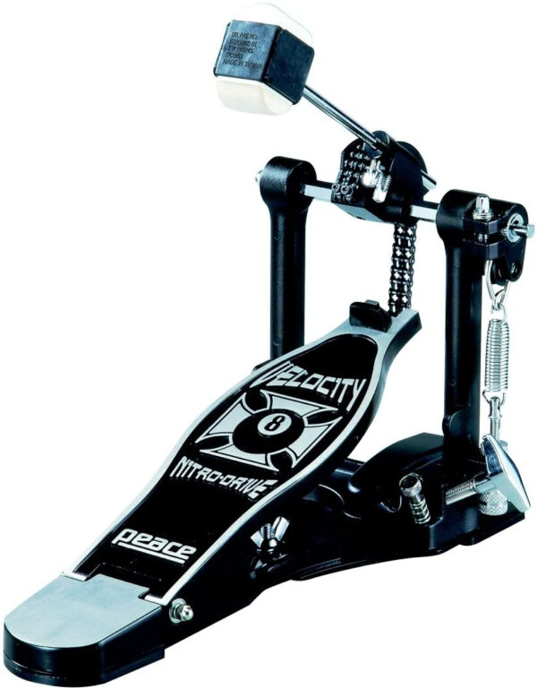 PEACE P-38970 VELOCITY PEDALE P770P CASSA BATTERIA BATTENTE SINGOLO DUE LATI DOPPIA CATENA P38970 P-